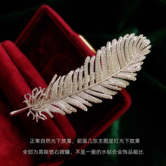 Feather hair clip main image 5